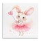 Stupell Industries Ballerina Bunny with Wand Wall Plaque Art Design by Andrea Haase